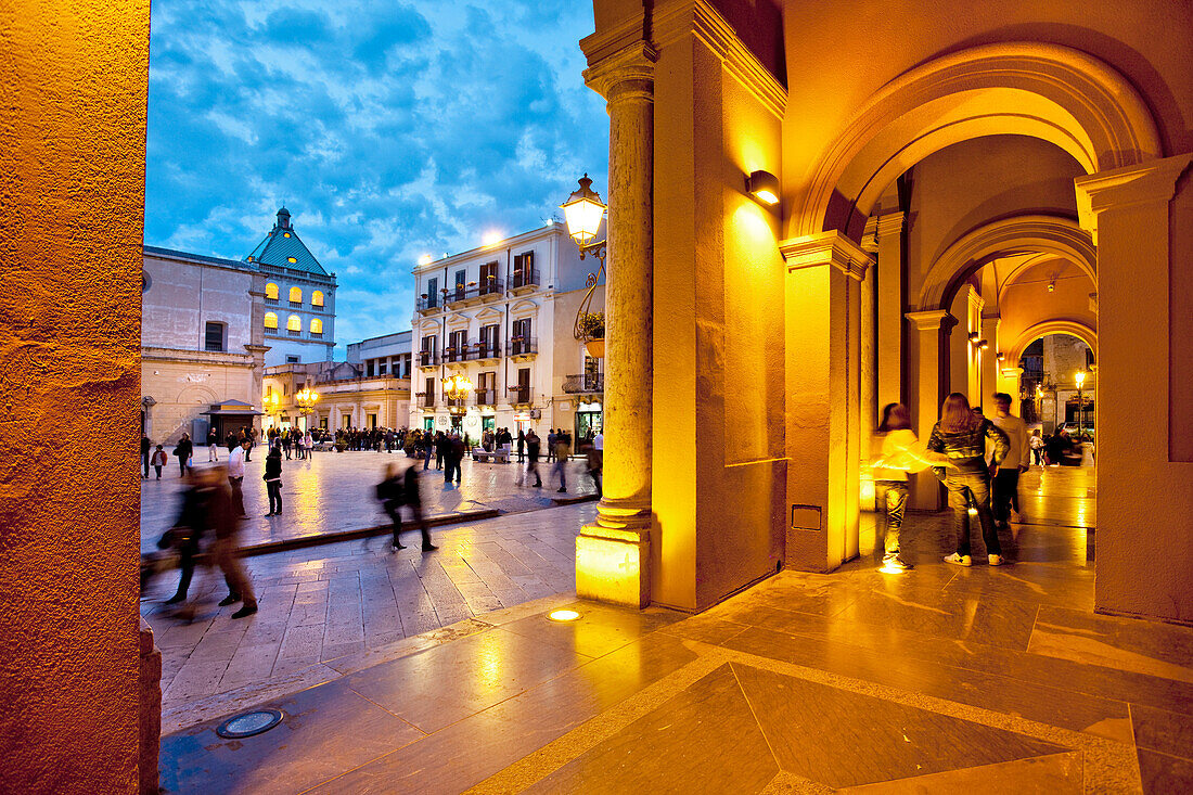 Piazza della Repubblica, Domplatz, Marsala, Sizilien, Italien, Europa