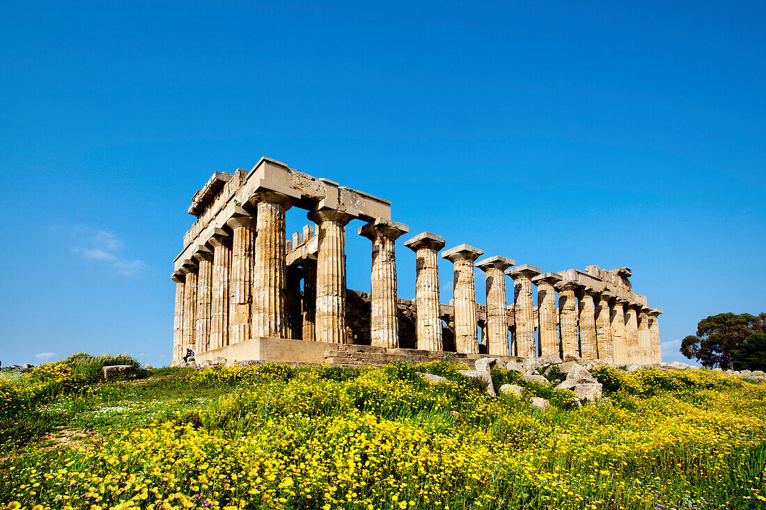 Tempel E, Selinute, Sizilien, Italien, Europa