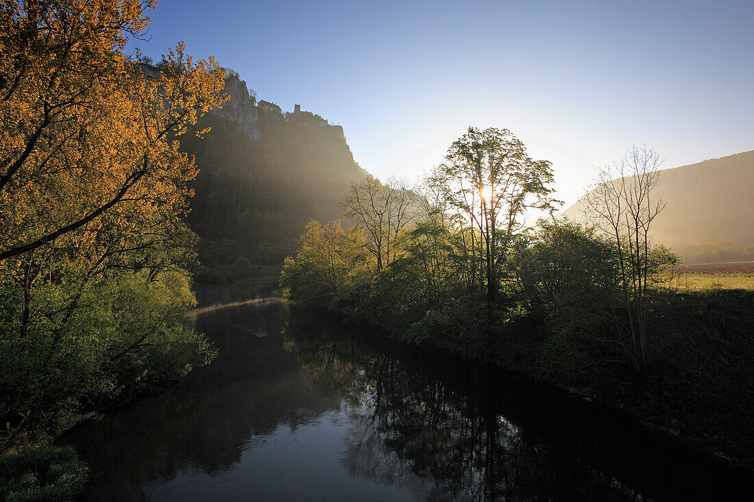 Schloss Werenwag, Naturpark Obere Donau, Schwäbische Alb, Baden-Württemberg, Deutschland