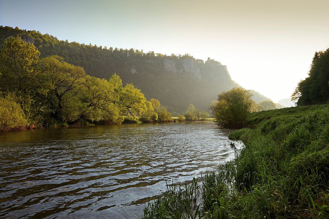 Schloss Werenwag, Naturpark Obere Donau, Schwäbische Alb, Baden-Württemberg, Deutschland