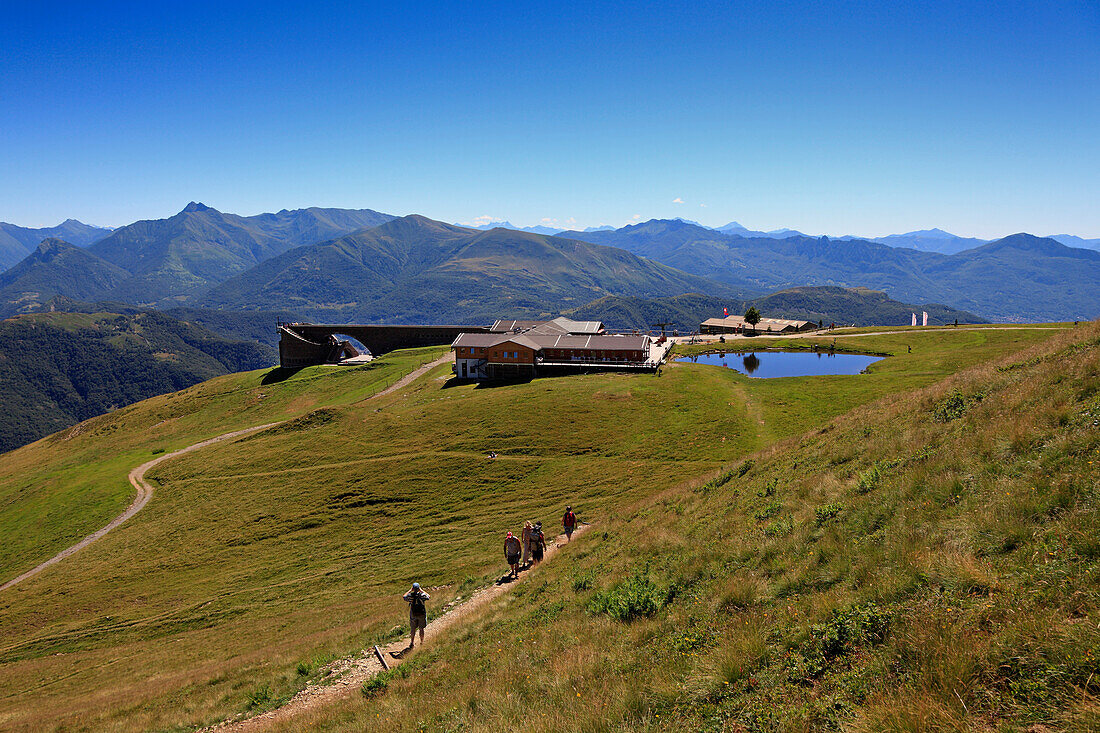 Alpe Foppa, mountain hike to Monte Tamaro, Ticino, Switzerland