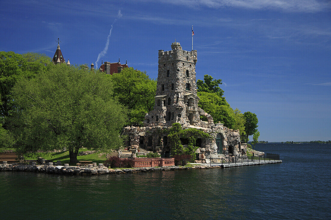 The Alstertower, architecture, Boldt Castle, Saint Lawrence River, New York, USA