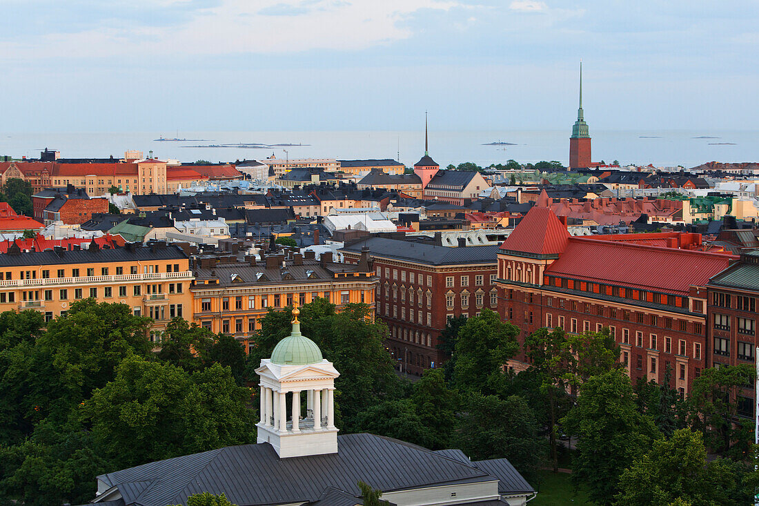 Hotel Torni, Blick von der Terrassenbar, Helsinki, Finnland