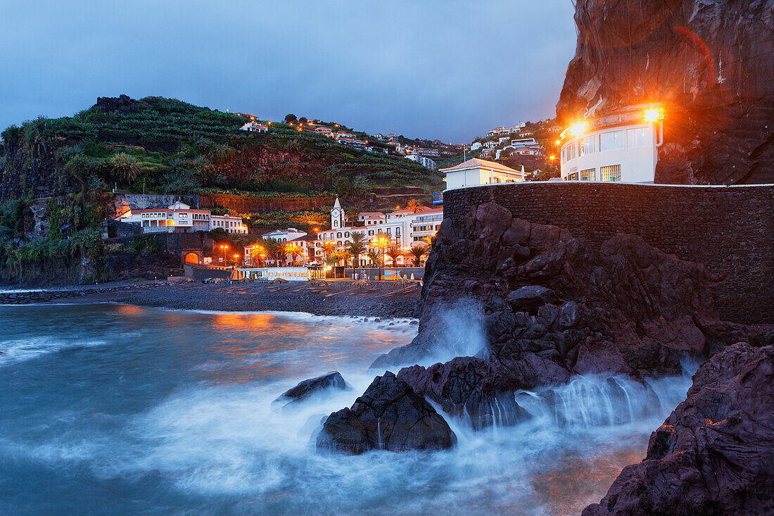 Küstenlandschaft  im Abendlicht, Ponta do Sol, Madeira, Portugal
