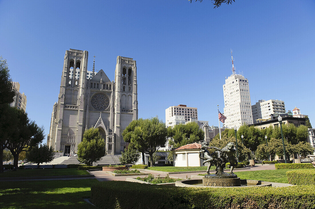 Usa, California, San Francisco, Grace Cathedral