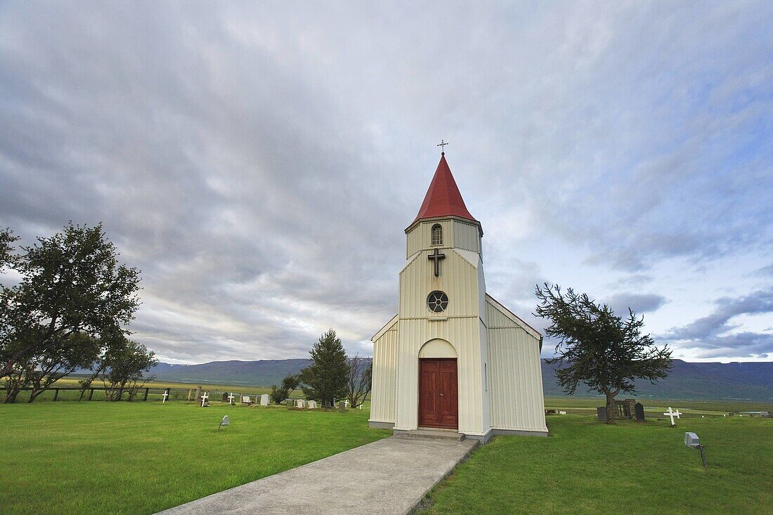Glumbaer Church and Turf Roofed Farm Museum, Varmahlid, Iceland