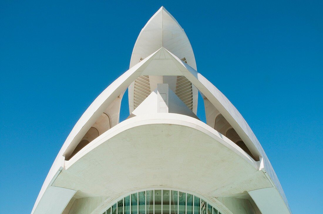 Palau de les Arts, City of Arts and Sciences. Valencia, Comunidad Valenciana, Spain.