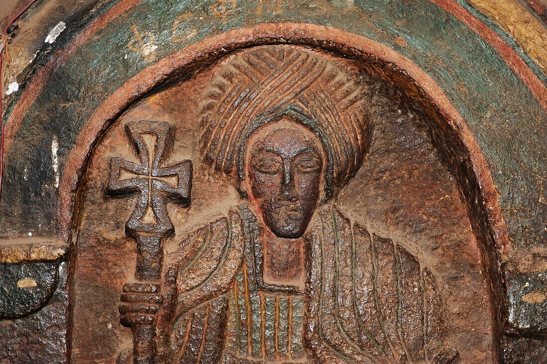 Ethiopia, Lalibela, World Heritage Site, Churches of Golgotha and Debre Sina also known as Mikael, St John