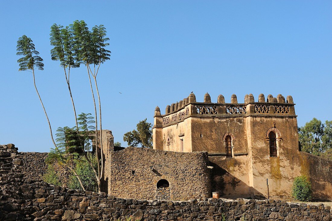 Ethiopia, Gonder, World Heritage Site, Royal enclosure, Fortress-city of Fasil Ghebbi, Library of Yohannes I
