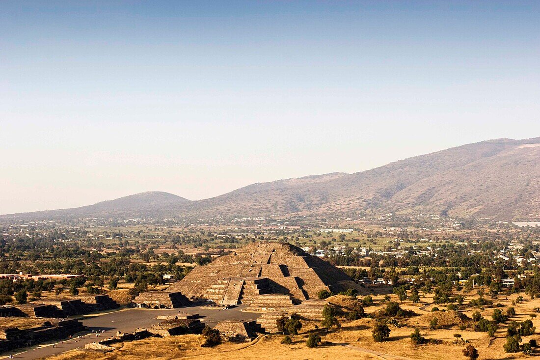 The Pyramid of the Moon Piramide de la Luna at Teotehuacan near Mexico City
