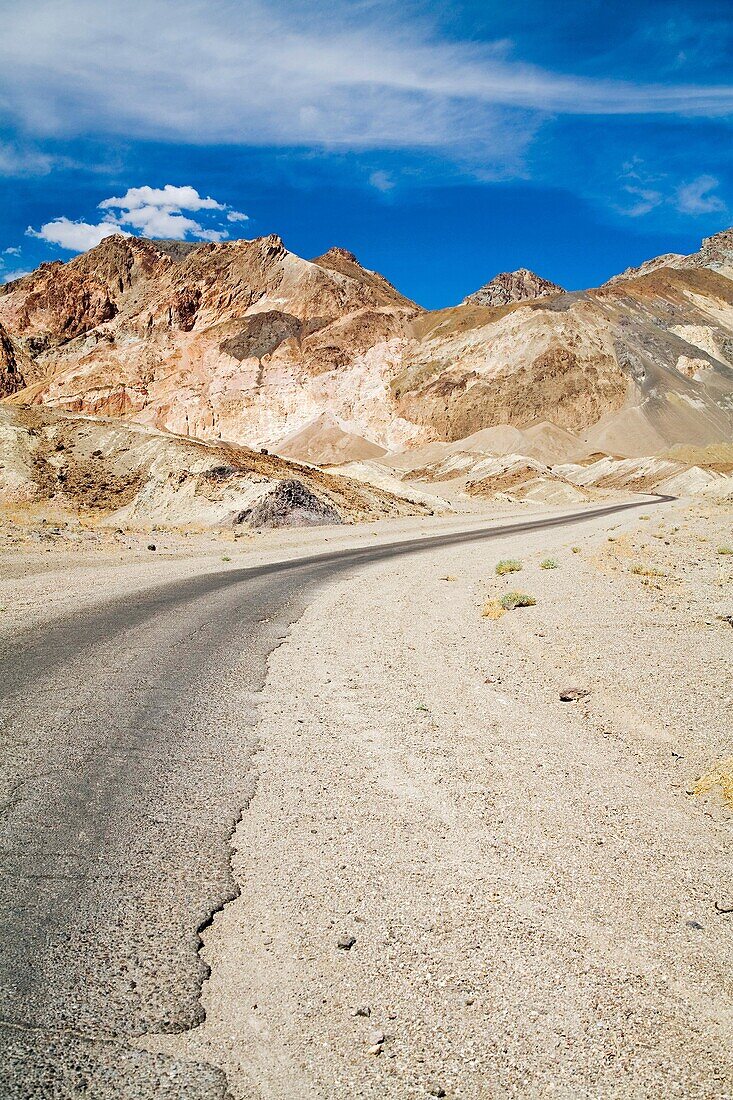 Death Valley, California - Artists Drive in Death Valley National Park  Copyright Jim West
