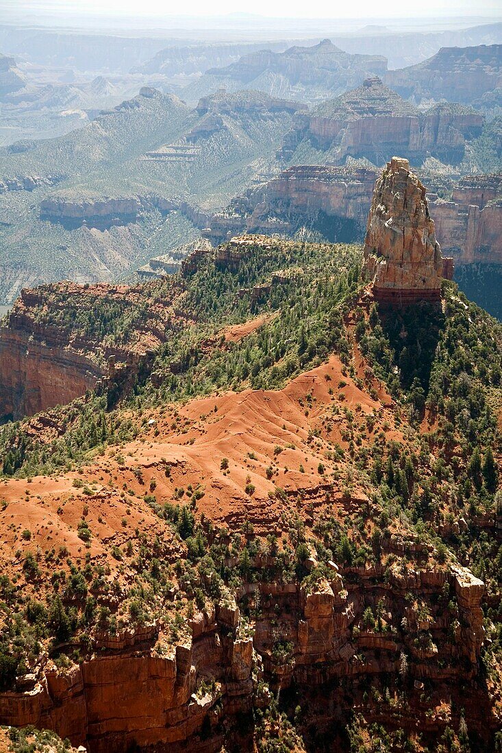 Grand Canyon National Park, Arizona - Mount Hayden, near Point Imperial on the North Rim of the Grand Canyon  © Jim West