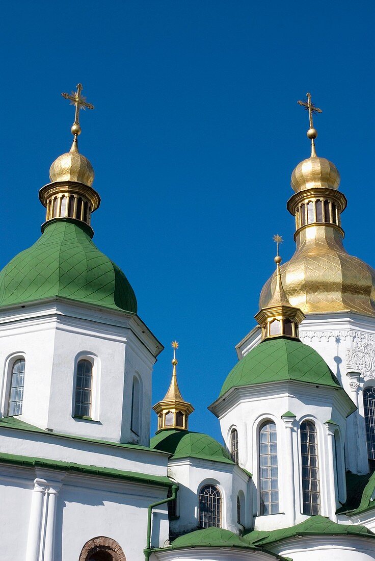 St Sophia Cathedral at Sofiyska Square Kyiv Kiev Ukraine