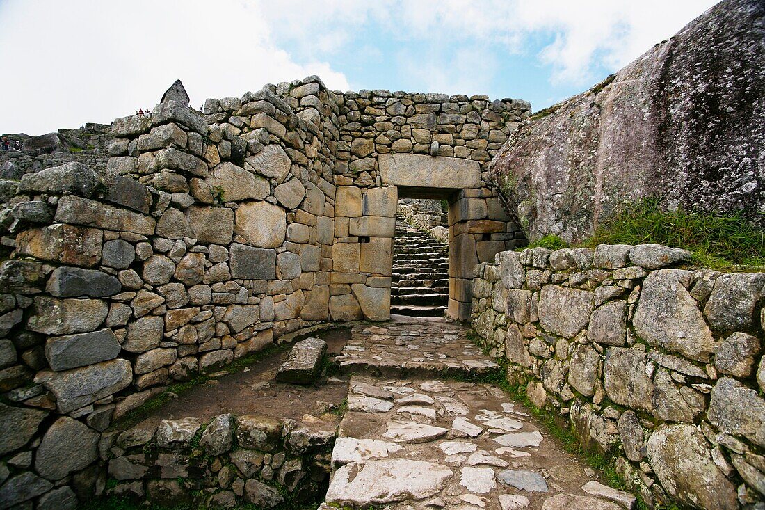 Archaeological site of Machu Pichu, Aguascalientes, Cuzco, Peru  December, 2009