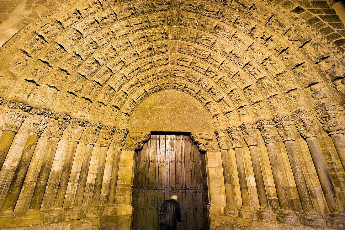 Puerta del Juicio Door of the Judgement  Santa María de Tudela cathedral  Tudela, Navarre, Spain