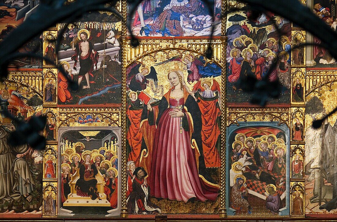 Altarpiece from Tudela cathedral  Navarre  Spain