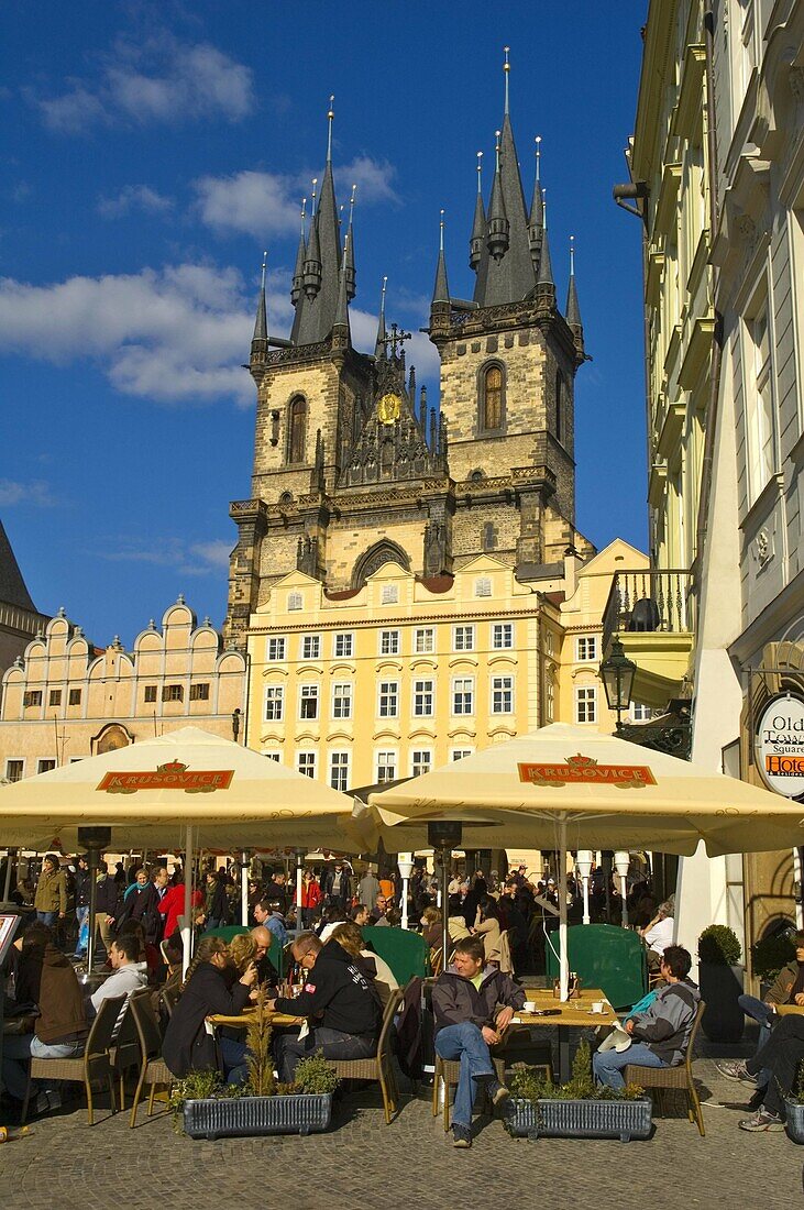 Old Town square in Prague Czech Republic EU