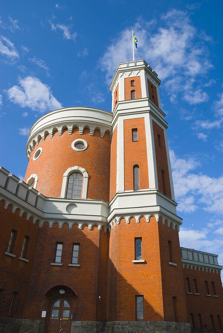 Kastellet renovated castle at Kastellholmen island in Stockholm Sweden Europe