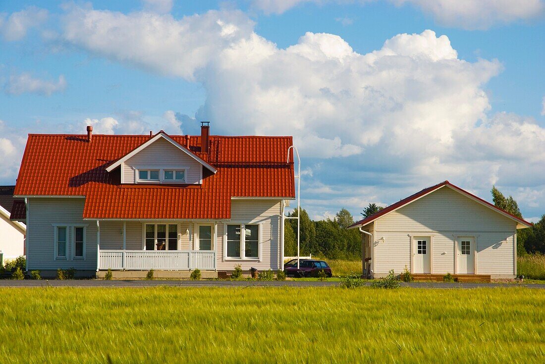 Modern Finnish house in Pori Finland Europe