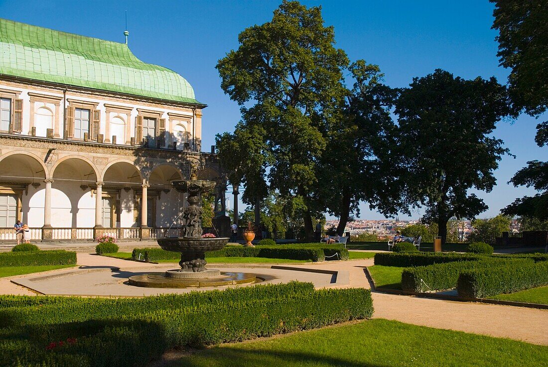 Belvedere in Royal Garden in Hradcany district in Prague Czech Republic Europe
