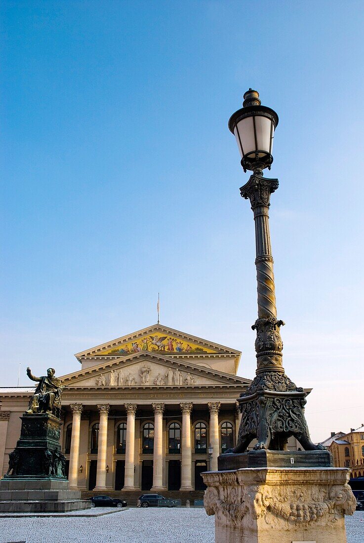 Max Joseph Platz square Altstadt the old town Munich Bavaria Germany Europe