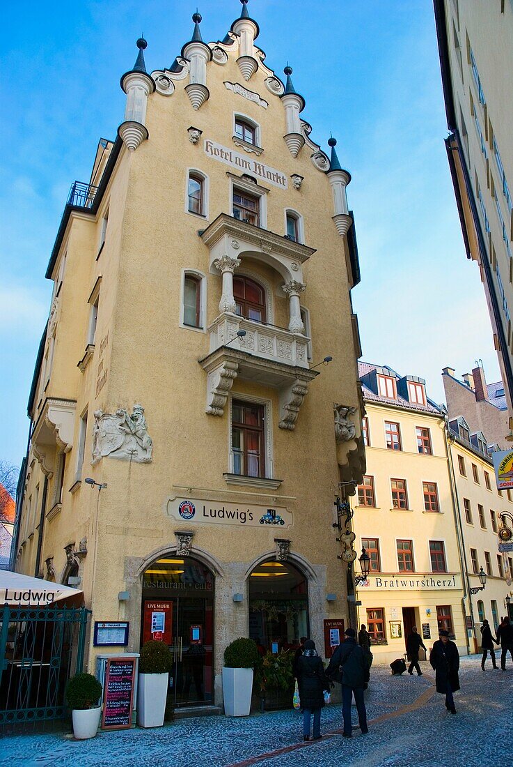 Ludwig´s restaurant Platzl district old town Munich Bavaria Germany Europe