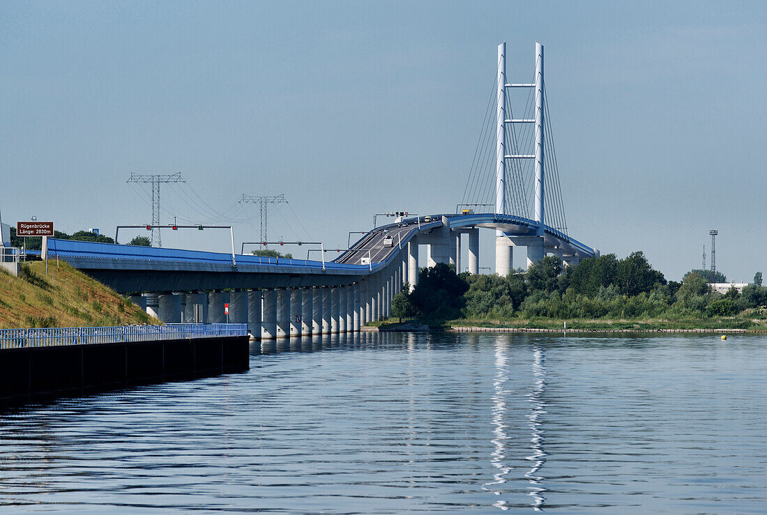 Rügenbrücke, Strelasundquerung, Rügen, Mecklenburg-Vorpommern, Deutschland