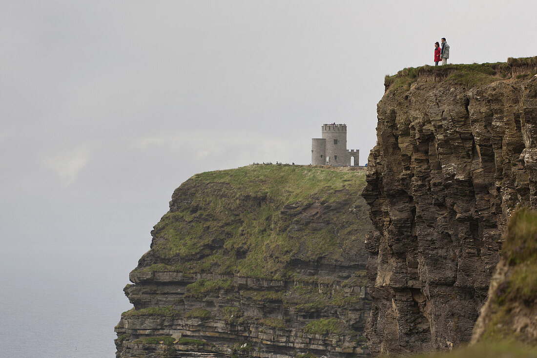 Cliffs of Moher and O'Brien's Tower, County Clare