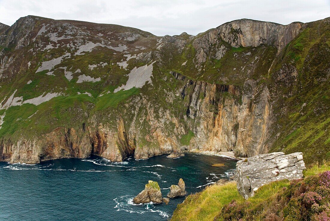 Slieve League sea cliffs  County Donegal  Ireland