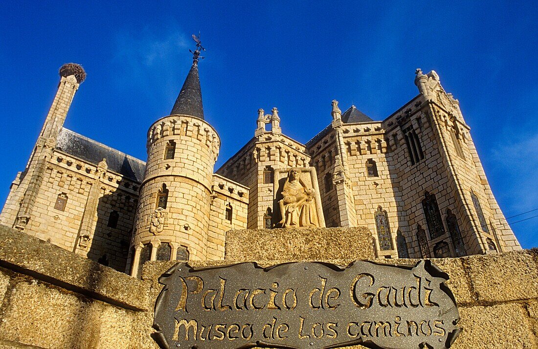 Palacio Episcopal, by Gaudi  Astorga  León province  Spain  Camino de Santiago