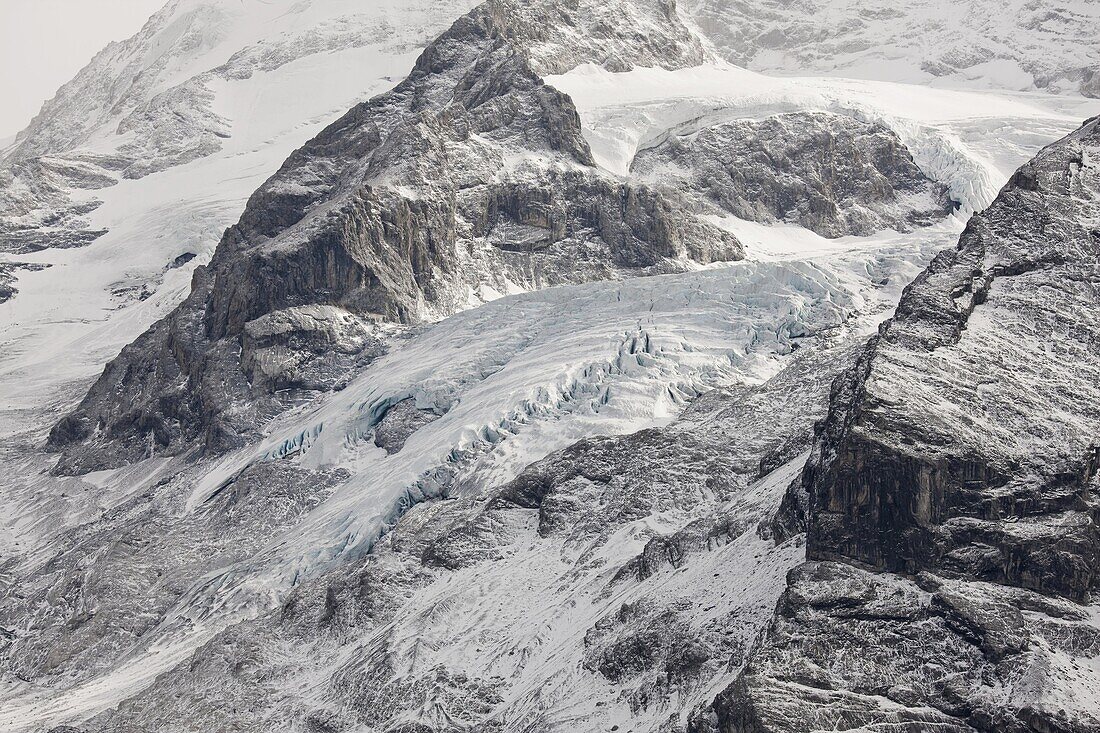 The glaciers of valley trafoi in the national park Stelvio in early winter  Europe, central europe, Italy, October 2009