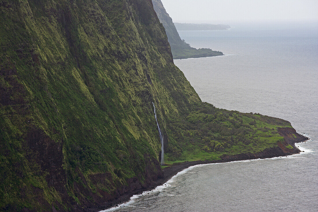Blick auf Meer und Steilküste, Big Island, Hawaii, USA, Amerika