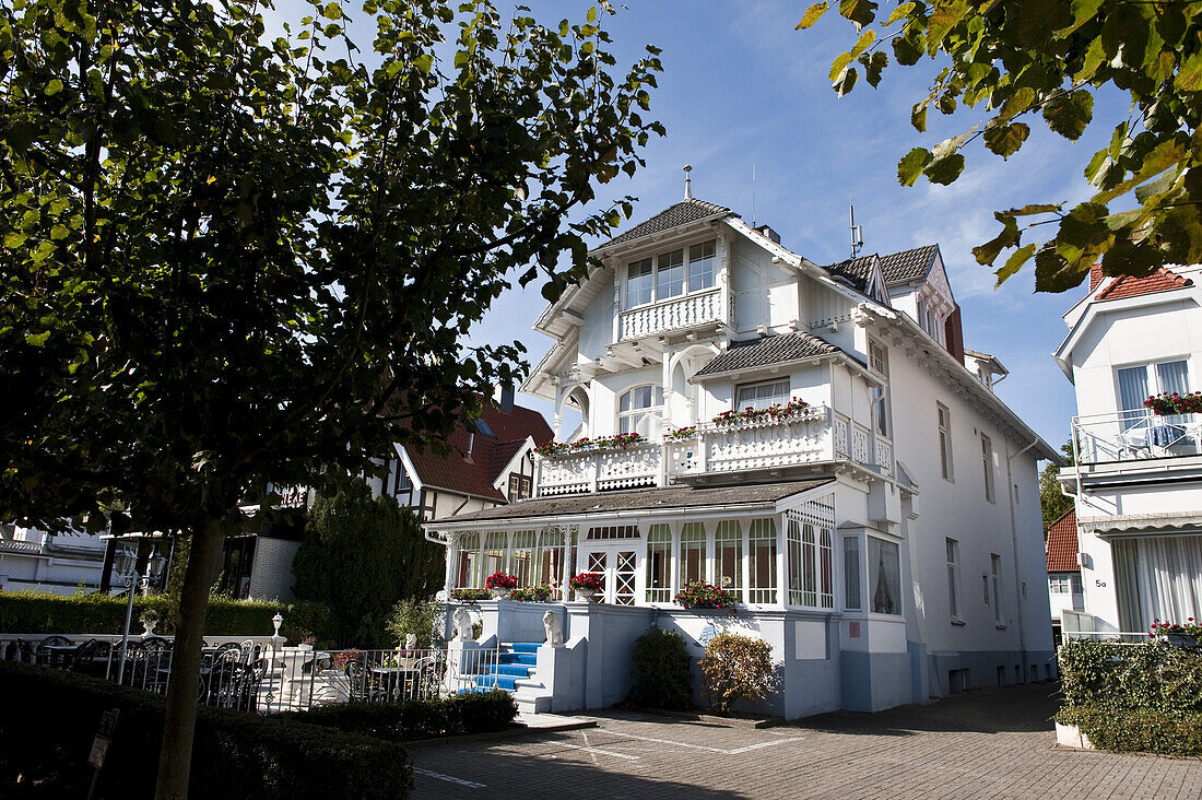 Urban villam, Travemunde, Lubeck, Schleswig-Holstein, Germany