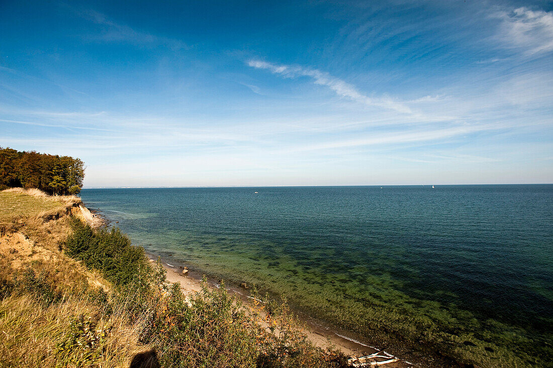 Steep coast, Travemunde, Lubeck, Schleswig-Holstein, Germany