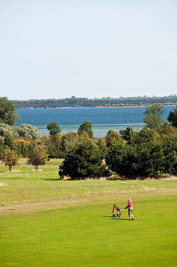 Golf course near Wohlenberg, Klutz, Mecklenburg-Vorpommern, Germany