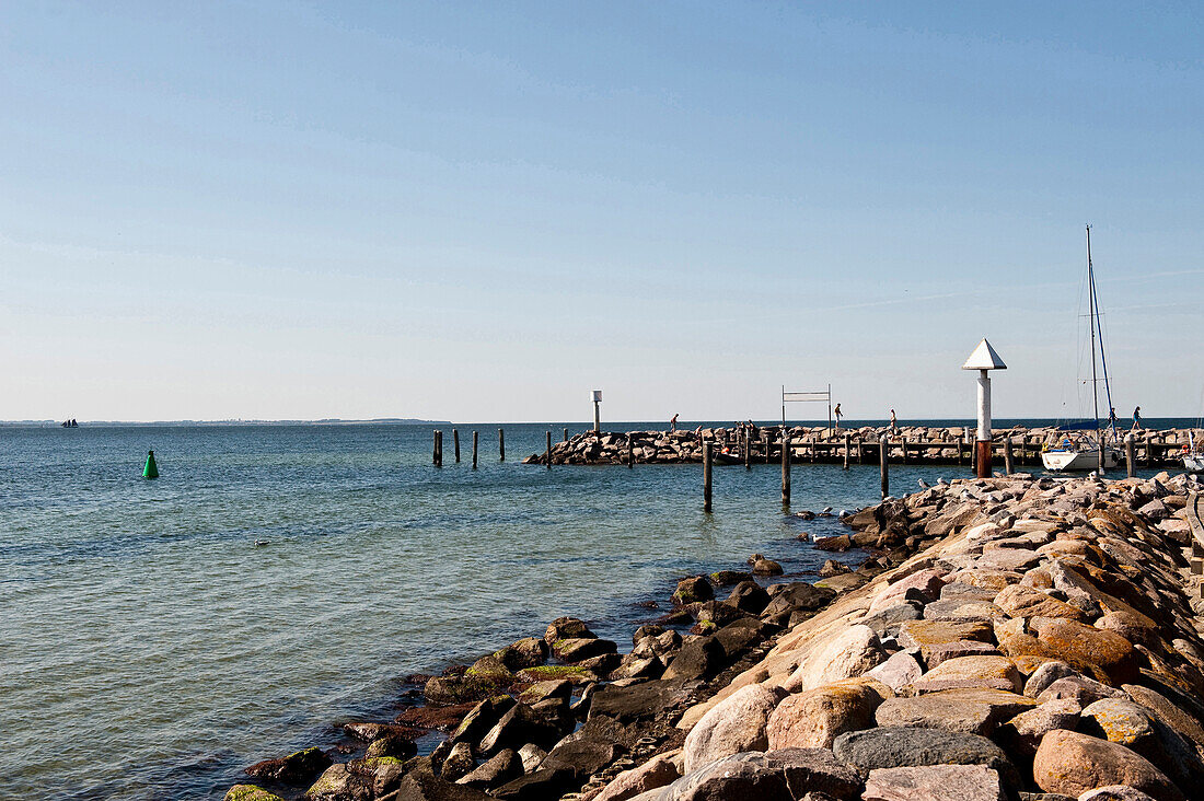 Scenery near old lighthouse, Poel island, Mecklenburg-Vorpommern, Germany