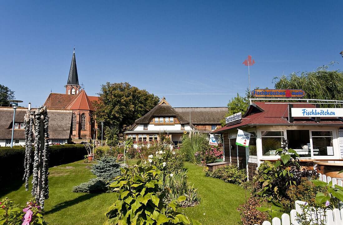 Imbiss, Ostseebad Wustrow, Fischland-Darß-Zingst, Mecklenburg-Vorpommern, Deutschland