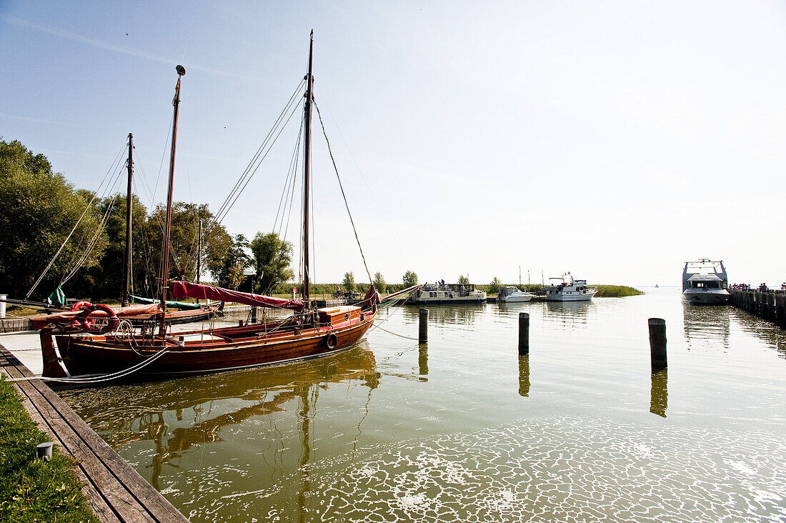 Harbor, Ahrenshoop, Fischland-Darss-Zingst, Mecklenburg-Vorpommern, Germany
