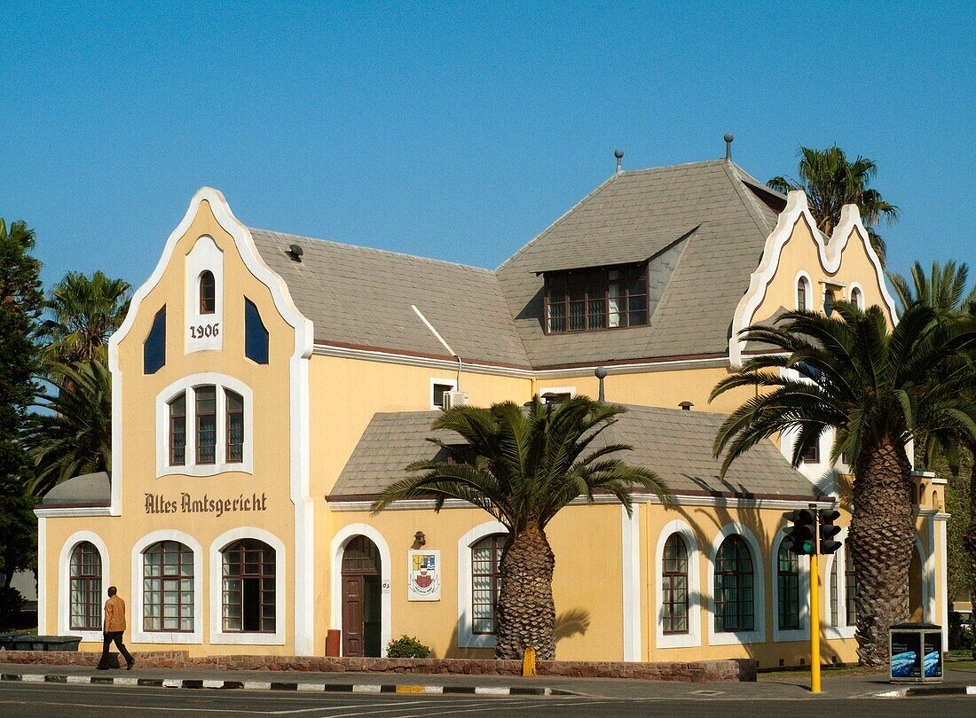 Namibia - The Altes Amtsgericht Old Magistrate's Building in the seaside town of Swakopmund, built in 1906