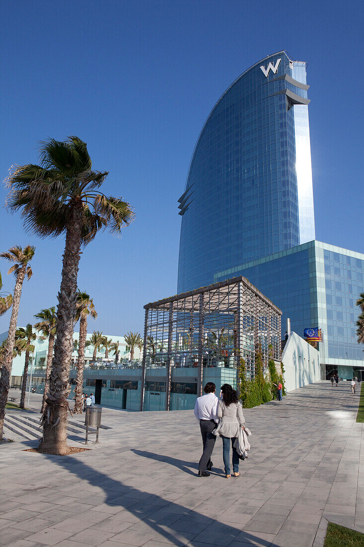 W-Hotel, Barceloneta, Barcelona, Katalonien, Spanien