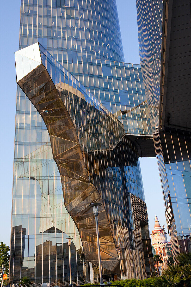 Seu Central Gas Natural building, Barceloneta, Barcelona, Catalonia, Spain