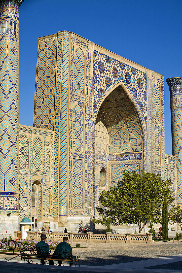 Ulughbek Medrassa, Registan ensemble, Samarkand, Uzbekistan