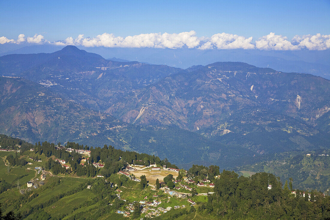 Observatory Hill, view from Bhanubhakta Sarani, Darjeeling, West Bengal, India