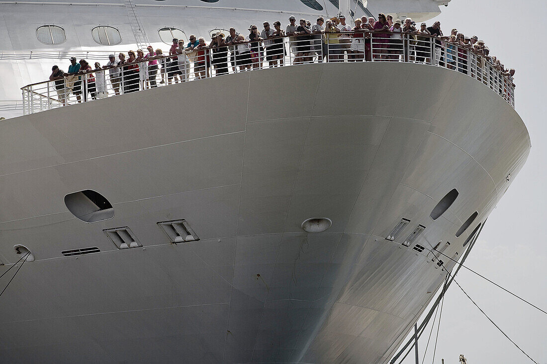 Brilliance of the seas cruise ship, Gatun Locks, Panama Canal, Panama