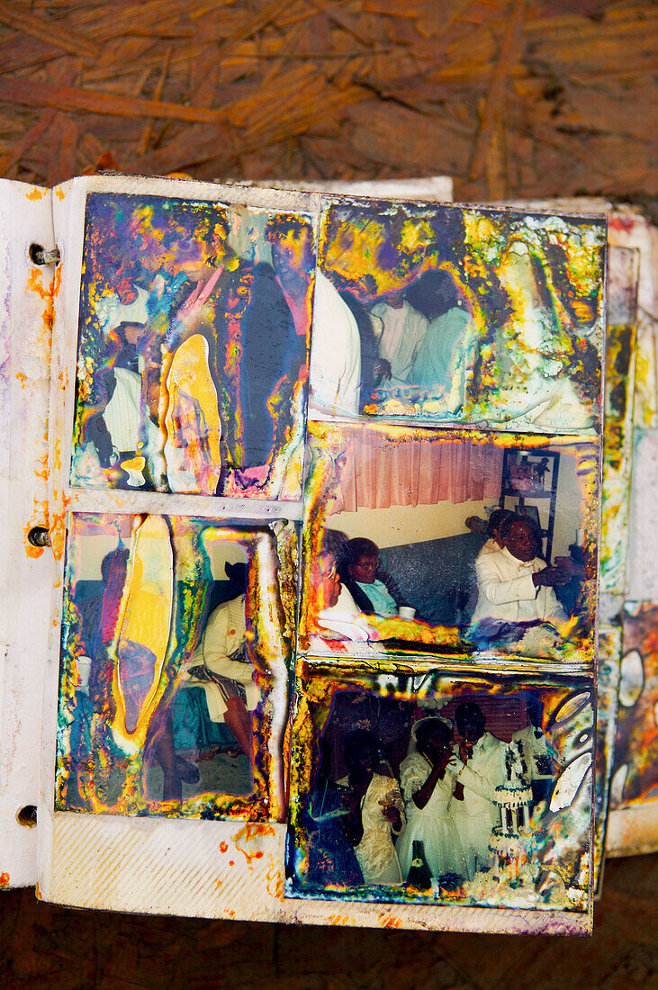 Hurricane Katrina. New Orleans, LA. The Ninth Ward. Damaged Wedding album