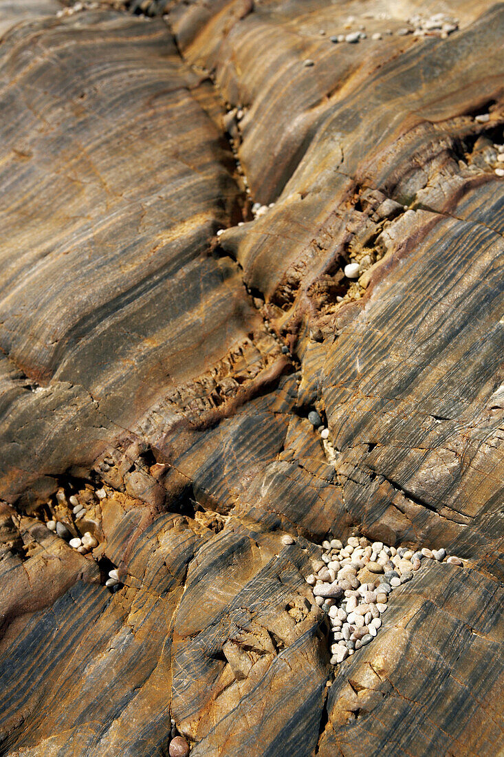 Rocks at Playa del Silencio, Cudillero, Asturias, Spain