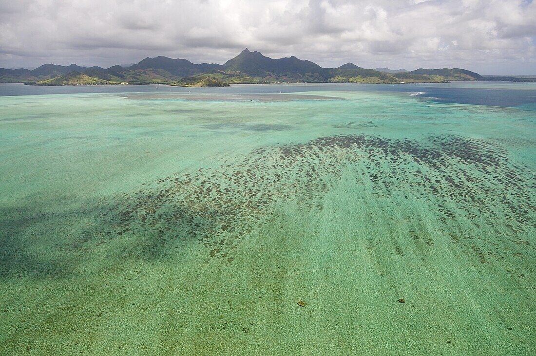 Isla Mauricio  Mauritius  Mauricio desde el aire, vuelo en helicoptero sobre la Isla