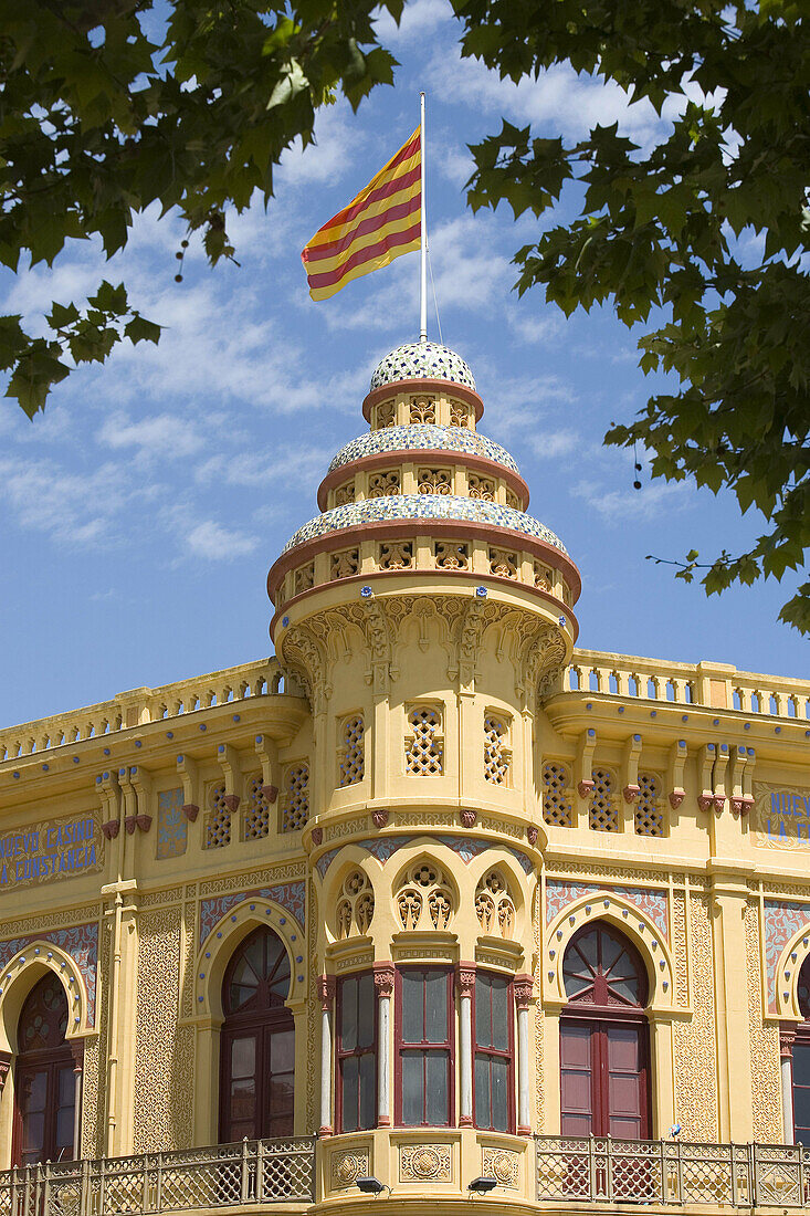 Spain. Cataluña. Girona. Costa Brava. Sant Feliú de Guixols, casino.