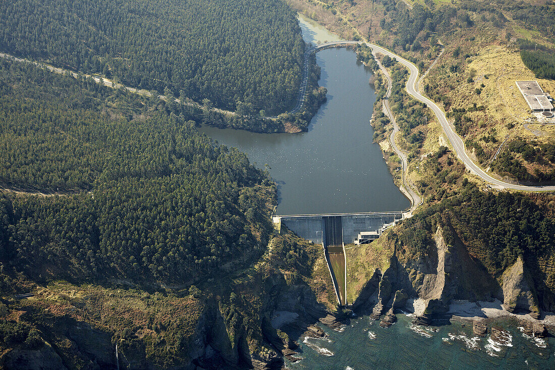 Stausee, Lemoiz, Biskaya, Baskenland, Spanien