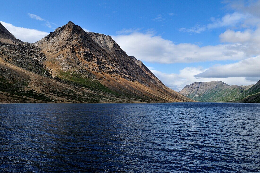 North Arm of Saglek Fjord, Torngat Mountains National Park, Newfoundland and Labrador, Canada, North America
